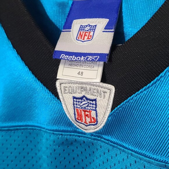 Carolina Panthers Keyshawn Johnson #19 Reebok Stitched Jersey Size 48 - Picture 5 of 7